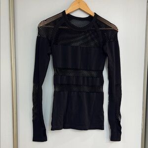 MOVING SALE Zella All Day Long Mesh Pullover Long Sleeve Top